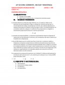 LEY DE OHM: CORRIENTE, VOLTAJE Y RESISTENCIA