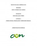 Actividad Persona humana, personalismo y dimensiones humanas