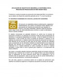 APLICACIÓN DE OBJETIVO DE DESARROLLO SOSTENIBLE EN EL PROCESO DE PRODUCCIÓN DE RESTURANTE MUU
