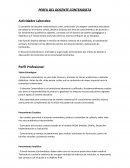 PERFIL DEL DOCENTE CONTENIDISTA