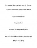 Proyecto de Psicología Industrial