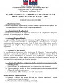 REGLAMENTOS GENERALES PARA EL FUNCIONAMIENTO DE LOS INSTRUCTORES O AYUDANTES DE CADA CURSO