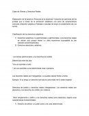 Clase de: Bienes y Derechos Reales