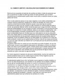 EL CAMBIO CLIMÁTICO: UNA REALIDAD QUE DEBEMOS DE CAMBIAR