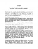 Ventajas Comparativa de Guatemala
