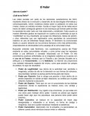 El Poder ¿Que es el poder? ¿Cuál es su límite?