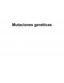 Mutaciones genéticas