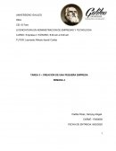 TAREA 3 – CREACION DE UNA PEQUEÑA EMPRESA