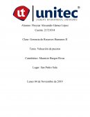 Gerencia de Recursos Humanos II Tarea: Valuación de puestos