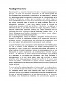 Síntesis psicodiagnóstico clásico