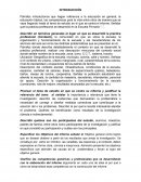 Descripción del contexto escolar