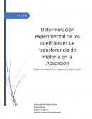 Absorción de SO2 en agua