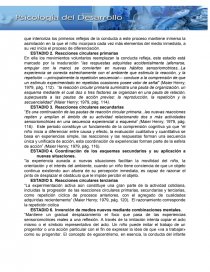 Estadios del desarrollo según Piaget. Página 2