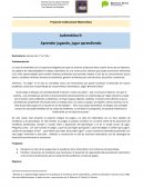 Proyecto Institucional Matemática Ludomática II: Aprender jugando, jugar aprendiendo