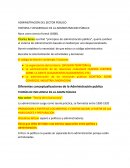 Administracion del sector público. Historia y desarrollo de la administracion pública