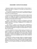 El bilinguismo y contacto de lenguas