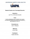 Teorías pedagógicas que sustentan las nuevas concepciones acerca del proceso de enseñanza y aprendizaje con las TIC