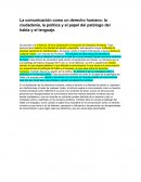 La comunicación como un derecho humano
