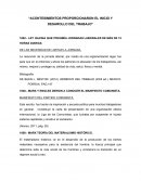 Acontesimientos proporcionaron el inicio y desarollo del trabajo