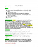 Lesiones reactivas Quemaduras