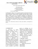 REACCIONES DE HIDROCARBUROS ALIFÁTICOS