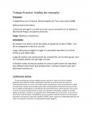 Trabajo Practico: Análisis de manuales