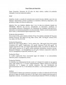 Nota clínica de nutrición