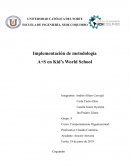 Implementación de metodología Kids world school
