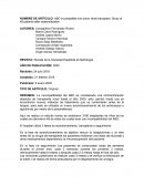 Análisis articulo La incompatibilidad del ABO