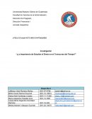 ¿La importancia de estudiar el dinero en el transcurso del tiempo?