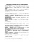 TERMINOLOGÍA RELACIONADA CON EL CÁLCULO DE LA DEMANDA