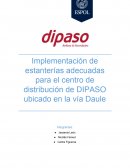 Proyecto distribución DIPASO S.A