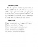 Practica con microcontrolador