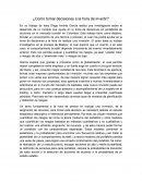 Como tomar desiciones a la hora de invertir