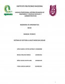 SISTEMA DE GESTION LA NUEZ MOSCADA (SGLM)