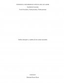 Análisis descriptivo y analítico de las cuentas nacionales