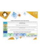 MATRIZ DE PROYECCIÓN DEL PLAN DE VIDA COLECTIVO