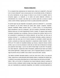 ¿Qué es la redacción? ¿Para qué sirve la buena redacción?. Página 1