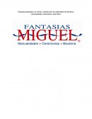 DESARROLLO Y COMPORTAMIENTO ORGANIZACIONAL empresa Fantasias Miguel S.A. de C.V