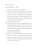 Fundamentos de la educación