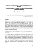 IGUALDAD DE GENERO Y MUJERES INDIGENAS