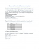 Examen de Evaluación de Proyectos de Inversión