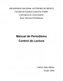 Manual de Periodismo