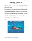 LA RELIGIÓN EN EL MUNDO ACTUAL