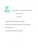 Análisis de artículo científico