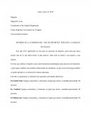 Informe de Comision del Dia de Deportes