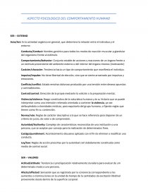 ASPECTO COMPORTAMETAL HUMANO DEFINICIONES. Página 1