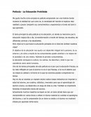 Película - La Educación Prohibida