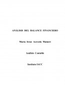 ANÁLISIS DEL BALANCE FINANCIERO. ANALISIS CONTABLE