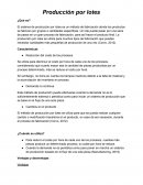 PRODUCCION POR LOTES